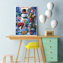 Load image into Gallery viewer, Snowman  - Full Drill Round Drill - 30x40cm