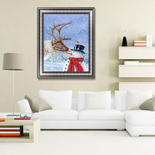 Load image into Gallery viewer, Snowman  - Full Drill Round Drill - 30x40cm