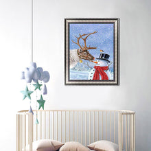 Load image into Gallery viewer, Snowman  - Full Drill Round Drill - 30x40cm