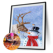 Load image into Gallery viewer, Snowman  - Full Drill Round Drill - 30x40cm