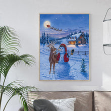 Load image into Gallery viewer, Snowman  - Full Drill Round Drill - 30x40cm