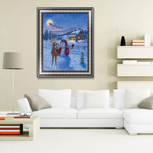 Load image into Gallery viewer, Snowman  - Full Drill Round Drill - 30x40cm