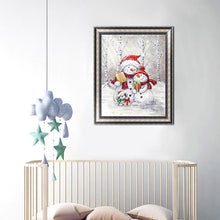 Load image into Gallery viewer, Snowman  - Full Drill Round Drill - 30x40cm