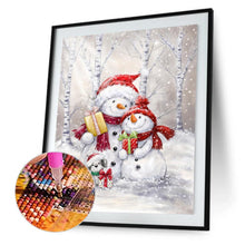 Load image into Gallery viewer, Snowman  - Full Drill Round Drill - 30x40cm