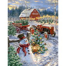 Load image into Gallery viewer, Snowman  - Full Drill Round Drill - 30x40cm