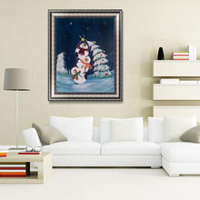 Load image into Gallery viewer, Snowman  - Full Drill Round Drill - 30x40cm