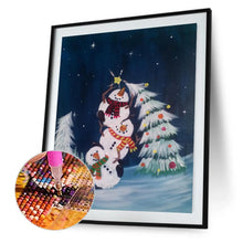 Load image into Gallery viewer, Snowman  - Full Drill Round Drill - 30x40cm