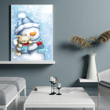 Load image into Gallery viewer, Snowman  - Full Drill Round Drill - 30x40cm