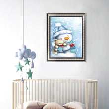 Load image into Gallery viewer, Snowman  - Full Drill Round Drill - 30x40cm
