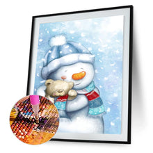 Load image into Gallery viewer, Snowman  - Full Drill Round Drill - 30x40cm