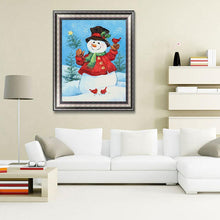 Load image into Gallery viewer, Snowman  - Full Drill Round Drill - 30x40cm