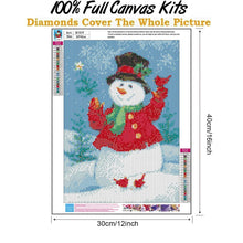 Load image into Gallery viewer, Snowman  - Full Drill Round Drill - 30x40cm