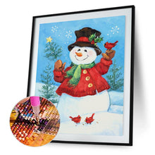 Load image into Gallery viewer, Snowman  - Full Drill Round Drill - 30x40cm