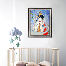 Load image into Gallery viewer, Snowman  - Full Drill Round Drill - 30x40cm