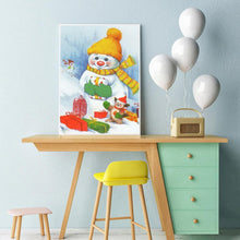 Load image into Gallery viewer, Snowman  - Full Drill Round Drill - 30x40cm