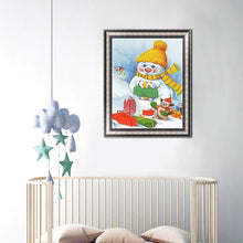 Load image into Gallery viewer, Snowman  - Full Drill Round Drill - 30x40cm