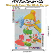 Load image into Gallery viewer, Snowman  - Full Drill Round Drill - 30x40cm