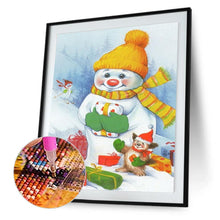 Load image into Gallery viewer, Snowman  - Full Drill Round Drill - 30x40cm