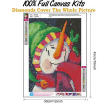 Load image into Gallery viewer, Snowman  - Full Drill Round Drill - 30x40cm
