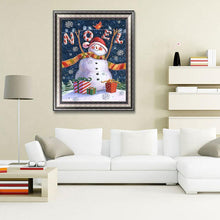 Load image into Gallery viewer, Snowman  - Full Drill Round Drill - 30x40cm