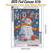 Load image into Gallery viewer, Snowman  - Full Drill Round Drill - 30x40cm