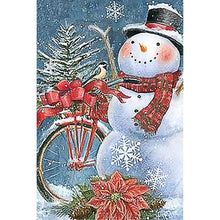 Load image into Gallery viewer, Snowman  - Full Drill Round Drill - 30x40cm