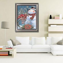 Load image into Gallery viewer, Snowman  - Full Drill Round Drill - 30x40cm
