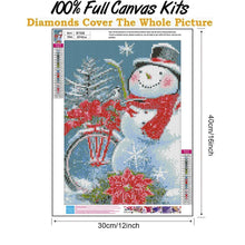 Load image into Gallery viewer, Snowman  - Full Drill Round Drill - 30x40cm