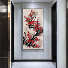 Load image into Gallery viewer, Bird on Branch - Full Drill Round Drill - 40x90cm