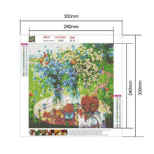 Load image into Gallery viewer, Flowers - Full Drill Round Drill - 30x30cm