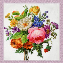 Load image into Gallery viewer, Flowers  - Full Drill Round Drill - 30x30cm