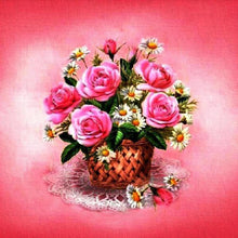 Load image into Gallery viewer, Flowers  - Full Drill Round Drill - 30x30cm