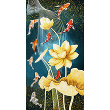 Load image into Gallery viewer, Flower Fish - Full Drill Round Drill Painting - 85x45cm