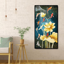 Load image into Gallery viewer, Flower Fish - Full Drill Round Drill Painting - 85x45cm