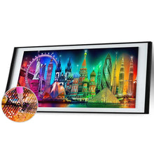Load image into Gallery viewer, City Night View - Full Drill Round Drill - 100x50cm