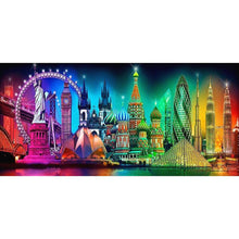 Load image into Gallery viewer, City Night View - Full Drill Round Drill - 100x50cm