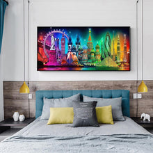 Load image into Gallery viewer, City Night View - Full Drill Round Drill - 100x50cm