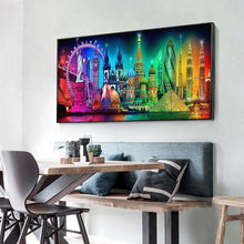Load image into Gallery viewer, City Night View - Full Drill Round Drill - 100x50cm