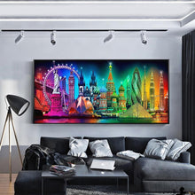 Load image into Gallery viewer, City Night View - Full Drill Round Drill - 100x50cm