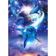 Load image into Gallery viewer, Dolphin  - Full Drill Round Drill - 30x40cm