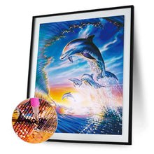 Load image into Gallery viewer, Dolphin  - Full Drill Round Drill - 30x40cm