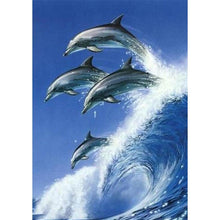 Load image into Gallery viewer, Dolphin  - Full Drill Round Drill - 30x40cm