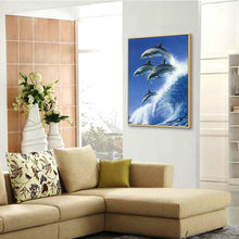 Load image into Gallery viewer, Dolphin  - Full Drill Round Drill - 30x40cm