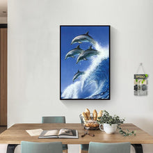 Load image into Gallery viewer, Dolphin  - Full Drill Round Drill - 30x40cm