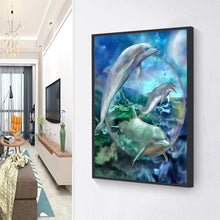 Load image into Gallery viewer, Dolphin  - Full Drill Round Drill - 30x40cm