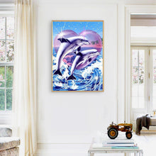Load image into Gallery viewer, Dolphin  - Full Drill Round Drill - 30x40cm