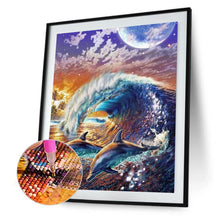 Load image into Gallery viewer, Dolphin  - Full Drill Round Drill - 30x40cm