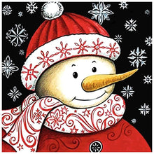 Load image into Gallery viewer, Snowman  - Full Drill Round Drill - 30x30cm