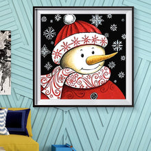 Load image into Gallery viewer, Snowman  - Full Drill Round Drill - 30x30cm