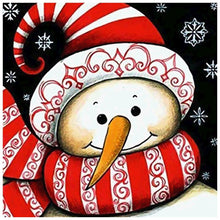 Load image into Gallery viewer, Snowman  - Full Drill Round Drill - 30x30cm
